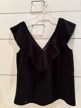 Sezane Manette top in noir